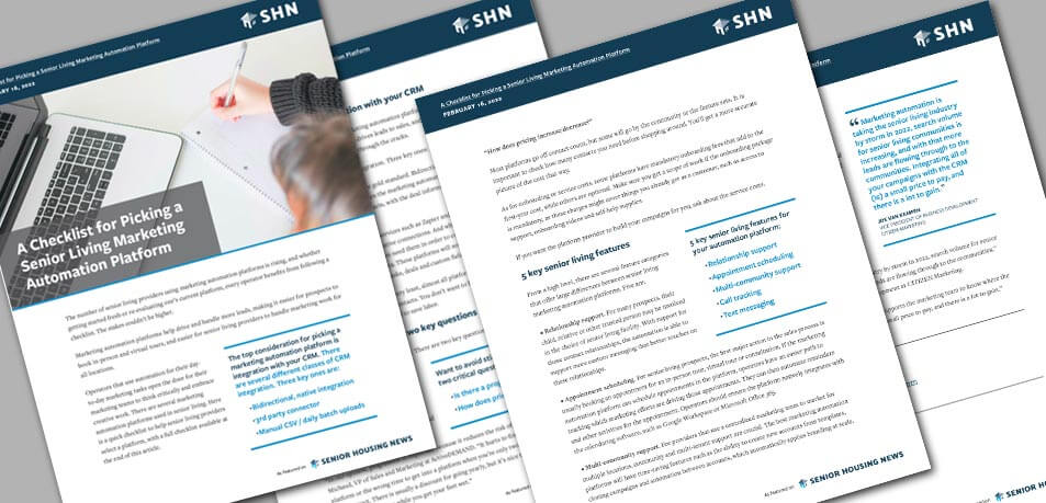 senior living marketing automation